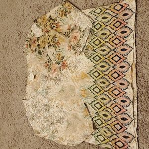 Chico's Peach and Green T Shirt